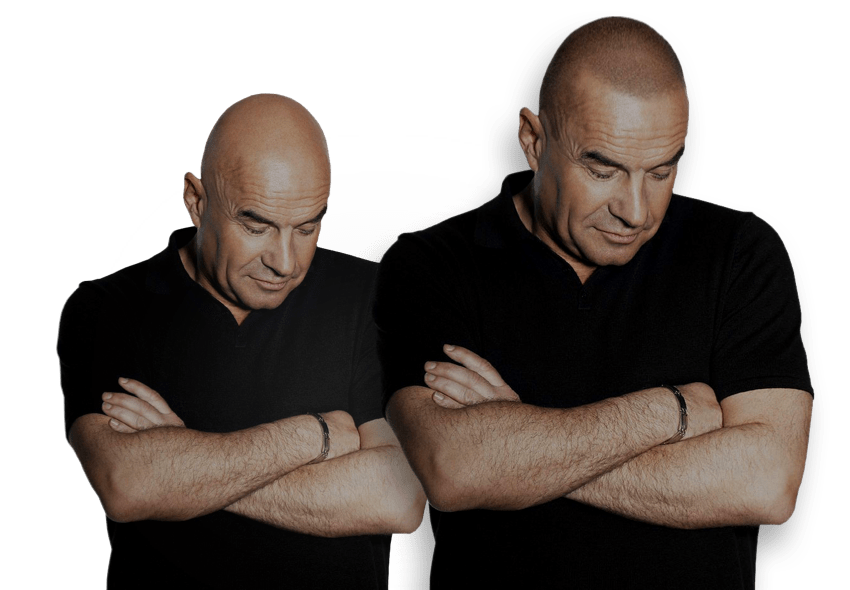 Before and after scalp micropigmentation