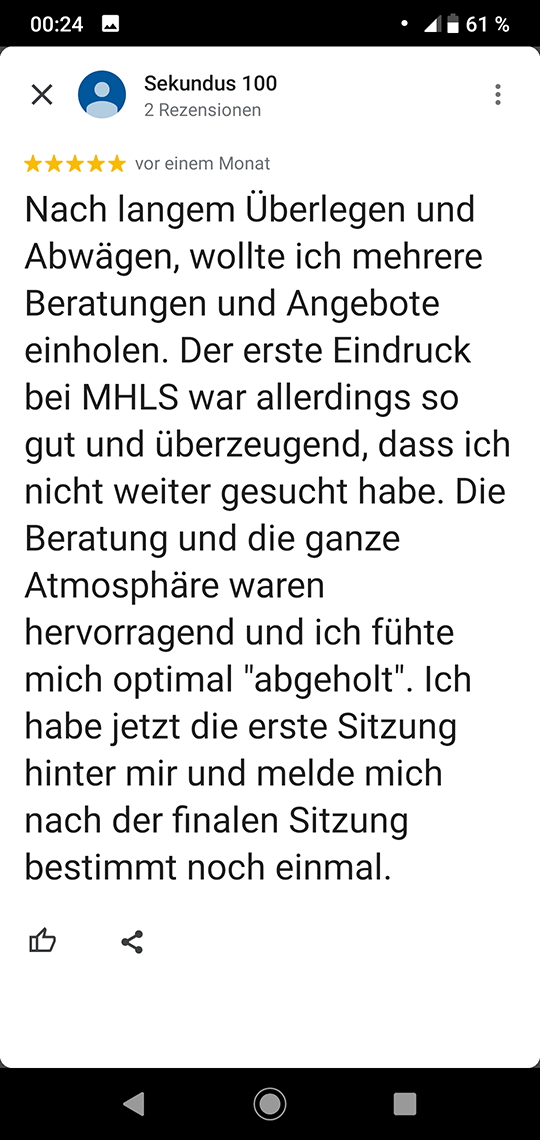 Google review 1